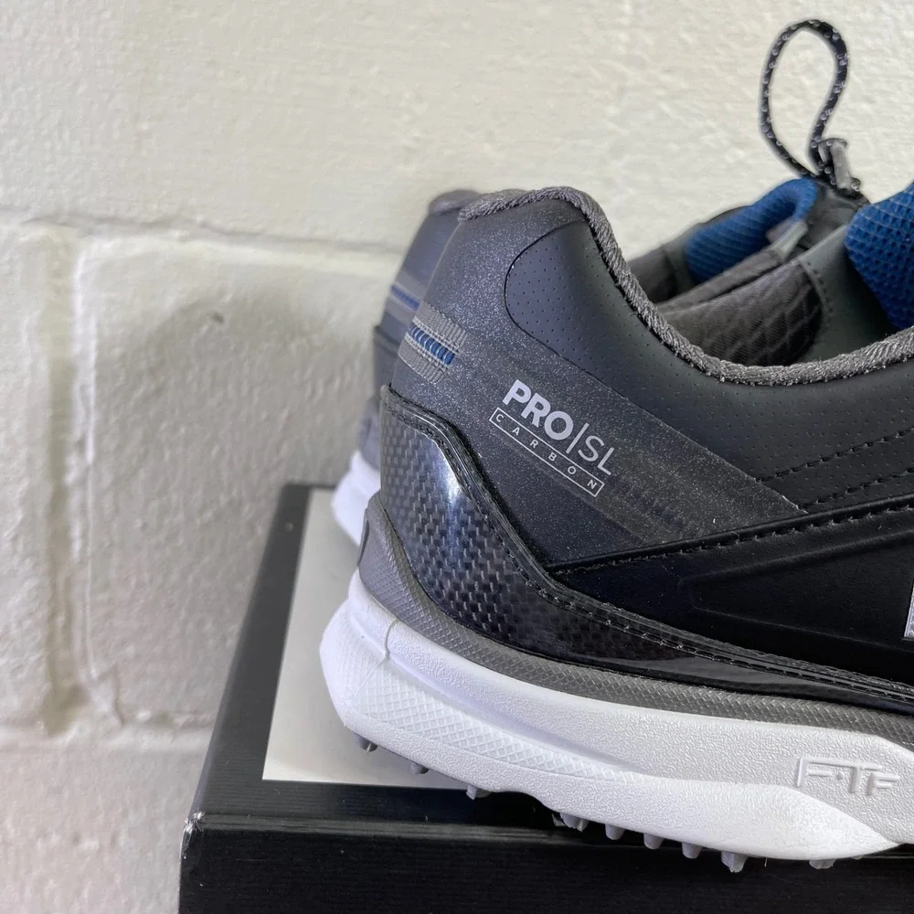 FootJoy Pro SL 53108 Black Carbon Leather Spikeless Golf Shoes Men's US 11 M
